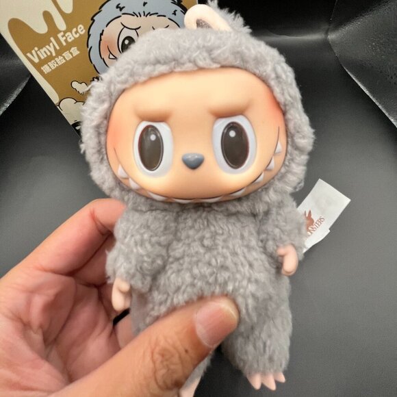 Pop Mart Labubu "Exciting Macaron" Sesame Bean with Box & Authentication Card - Picture 5 of 11